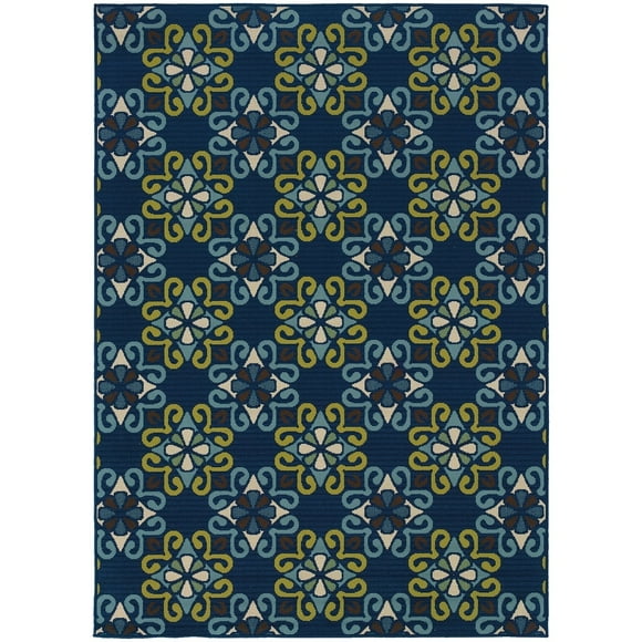Style Haven Genevieve Multi Layers Area Rug Cream/Green 8' Round Style Haven Genevieve Multi Layers Area Rug Cream/Green 8' Round